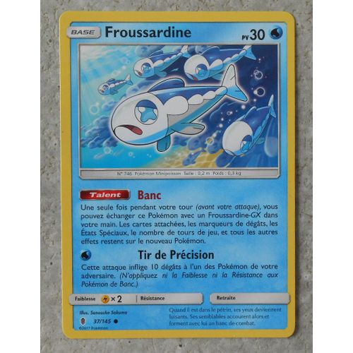 Pokémon - 37/145 - Froussardine - Sl2 - Soleil Et Lune - Gardiens Ascendants - Commune