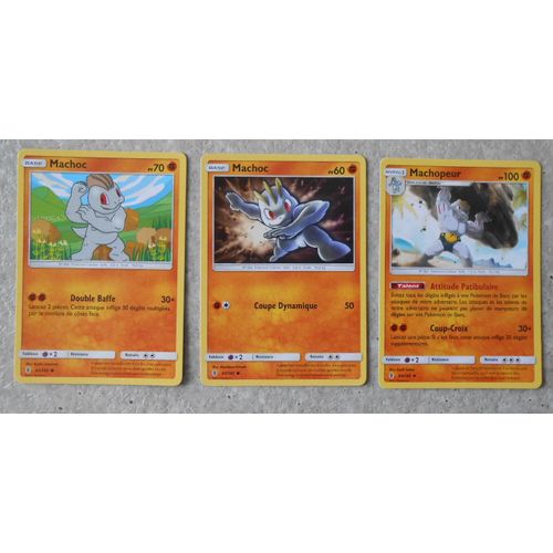 Machoc 62/145, Machoc 63/145, Machopeur 64/145 - Soleil & Lune Gardiens Ascendants - Fr