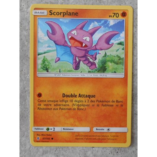 Pokémon - 67/145 - Scorplane - Sl2 - Soleil Et Lune - Gardiens Ascendants - Commune