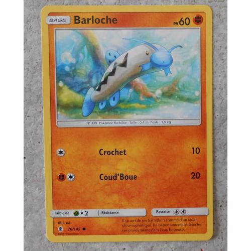 Pokémon - 70/145 - Barloche - Sl2 - Soleil Et Lune - Gardiens Ascendants - Commune