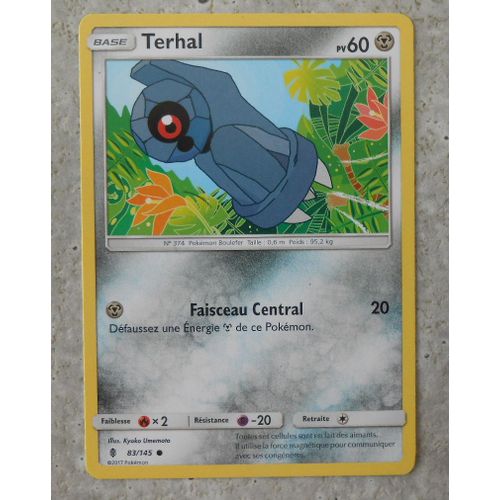 Pokémon - 83/145 - Terhal - Sl2 - Soleil Et Lune - Gardiens Ascendants - Commune