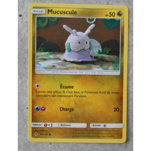 Pokémon - 94/145 - Mucuscule - Sl2 - Soleil Et Lune - Gardiens Ascendants - Commune