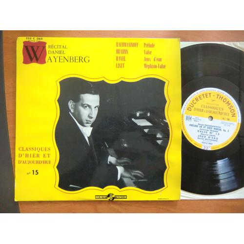 Lp / 10" / Recital Daniel Wayenberg / Ducretet Thomson 255c064