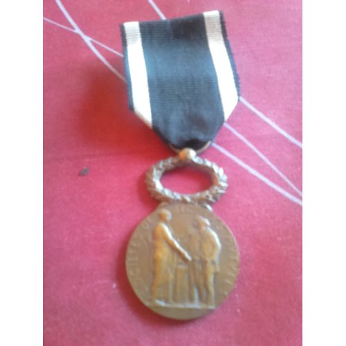 Medaille Societe De Secours Mutuels Ministere Du Travail Bronze O. Roty Ref M61