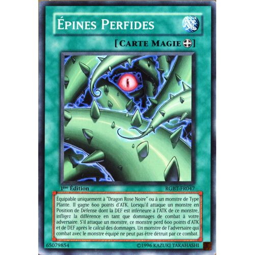 Carte Yu-Gi-Oh Rgbt-Fr047 Epines Perfides Neuf Fr