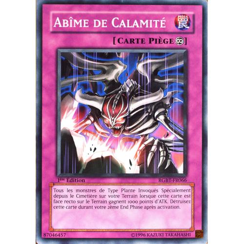 Carte Yu-Gi-Oh Rgbt-Fr066 Abîme De Calamité