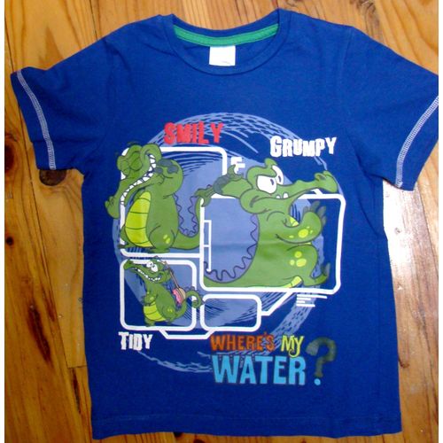 T-Shirt Motif Dessin Animé Disney Taille 5 Ans Bleu Foncé