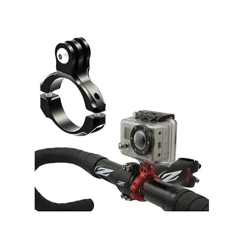 Fixation Support Vélo Aluminium Barre Guidon pour Caméra Action GoPro Hero BK