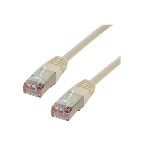 MCL Samar - Cordon de raccordement - RJ-45 (M) pour RJ-45 (M) - 20 m - paire torsadée écrantée (F/UTP) - CAT 5e - moulé, bloqué - gris
