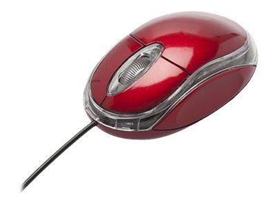 APM Souris optique 3 boutons filaire USB rouge Rakuten