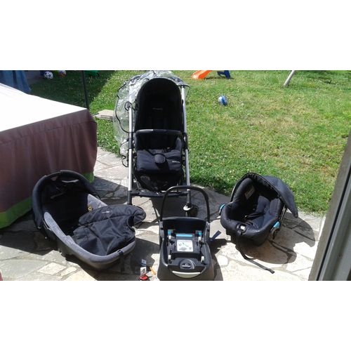 Poussette Trio Streety Plus Noir Bébé Confort