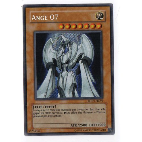 Ange 07 - 1ère Edtion - Secrète Rare - Lodt-Fr092 - En Francais