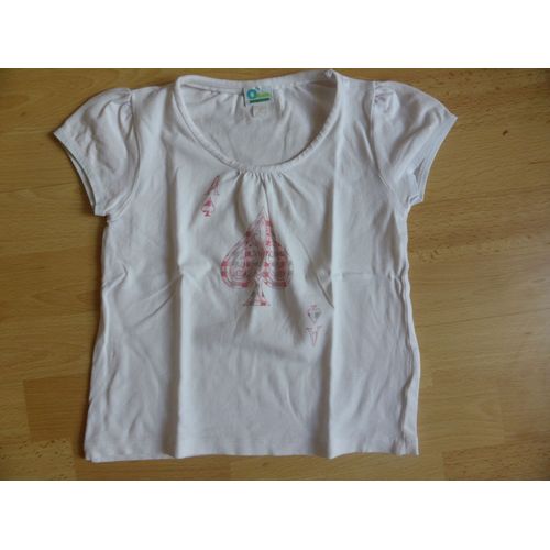 T-Shirt O'kids Coton 5 Ans Blanc