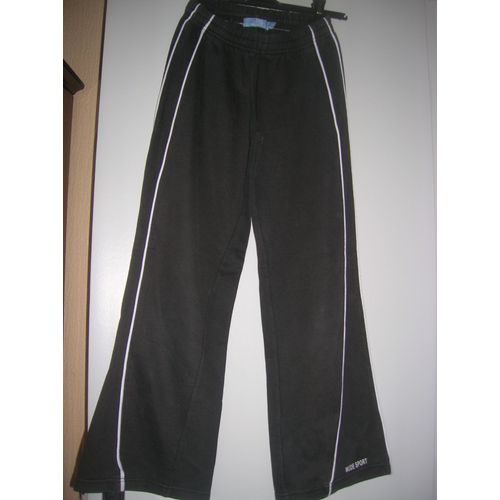 Pantalon De Jogging Large Mode Sport Coton 12 Ans Gris Foncé