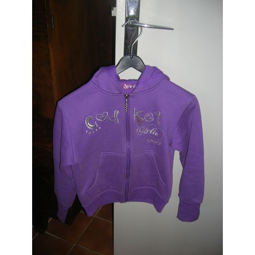 Veste À Capuche Eve Polyester 12 Ans Violet