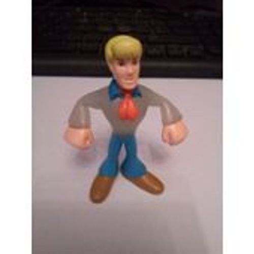 Figurine Scoobidou ,Scooby-Doo, Freddy Transparent 6 Cm