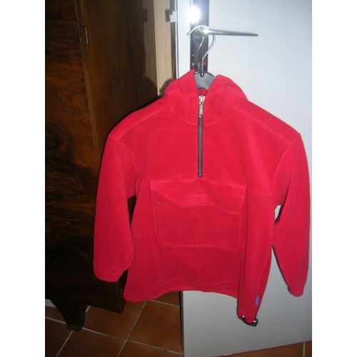 Sweat Tribord À Capuche 10 Ans Rouge