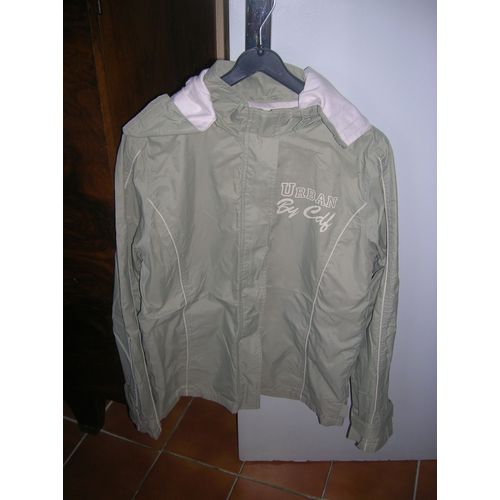 Parka Doublée Caprice De Fille À Capuche Amovible Polyamide 16 Ans Vert Clair