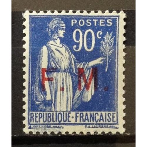 France - Fm Paix 90c Outremer - Fm Rouge (Impeccable N° 9) Neuf** Luxe (= Sans Trace De Charnière) - Année 1939 - N17513