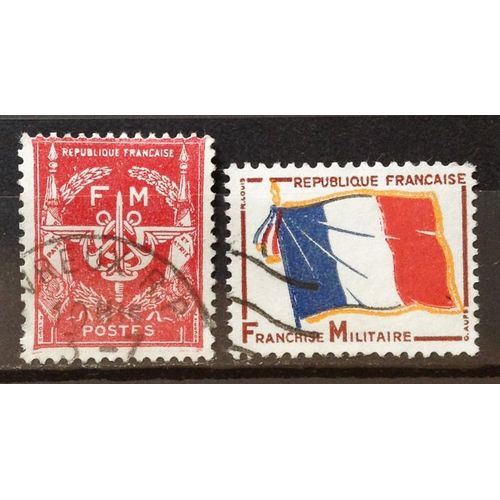 France - Fm Rouge (N° 12) + Fm Drapeau Tricolore (N° 13) Obl - Année 1946 - N17504