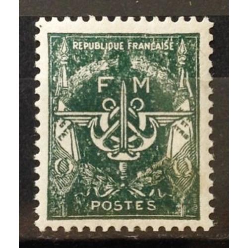 France - Fm Vert (Très Joli N° 11) Neuf* - Année 1946 - N17509