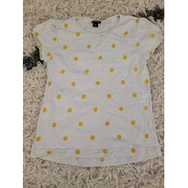 T-Shirt Pois Moutarde 4 Ans