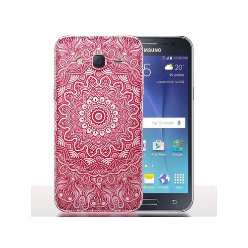 Coque Samsung J5 2017 Mandala Rouge