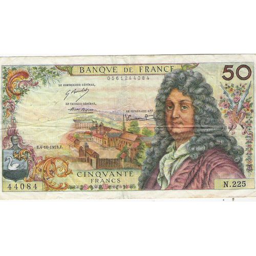 Billet 50 Franc Français Type Racine