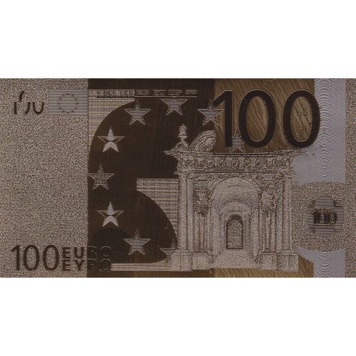 Billet De 100 Euros Plaqué Or