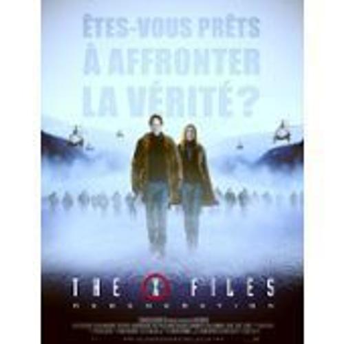 X Files Regeneration - The X Files I Want To Believe - Chris Carter - David Duchovny - Affiche De Cinéma Pliée 120x160 Cm