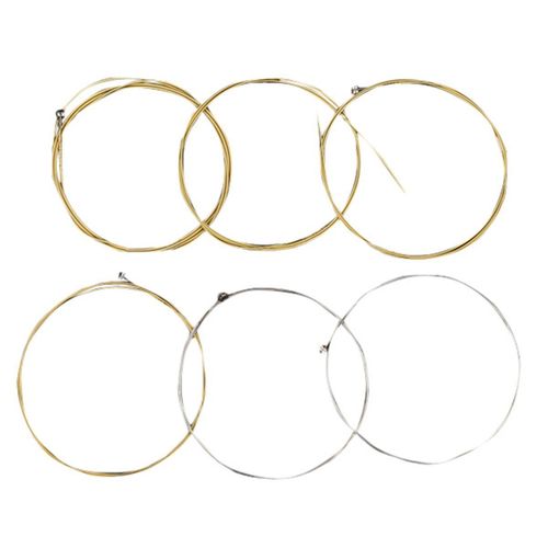 Ensemble Jeu De 6 String Cordes Acier Pour Guitare Bois Acoustique Unité Neuf