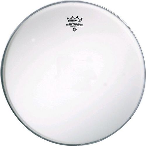 Remo Ba-0116-00 Ambassador Ambassador Peau 16"" Sablée Blanche Pour Tom Basse