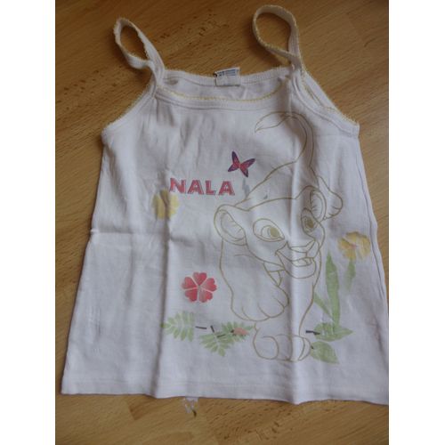 Chemise Disney Coton 4 Ans Blanc