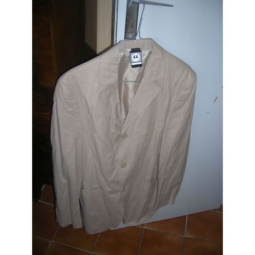 Veste C&a 55% Lin,45% Coton 44 Beige