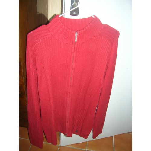 Veste Jules 48% Laine,31% Coton,21% Acrylique M Rouge