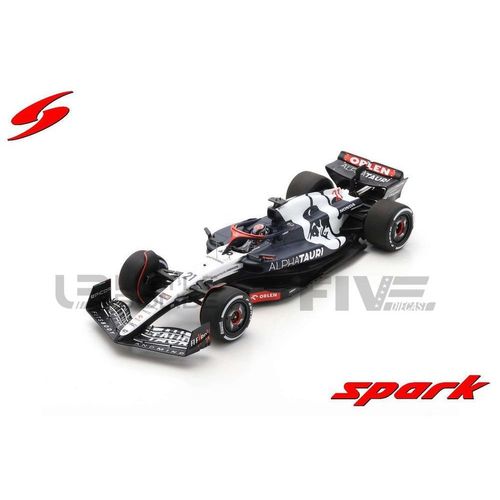 Spark 1/18 18s886 Alpha Tauri At04 - Bahrain Gp 2023 (N. De Vries) Diecast Modelcar-Spark
