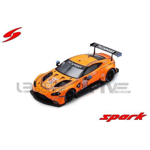 Spark 1/18 18s927 Aston Martin Vantage Amr - Lmgte Am Class Le Mans 2023 Diecast Modelcar-Spark
