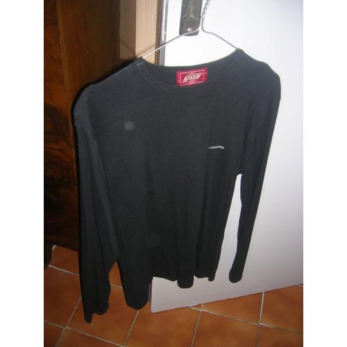 T-Shirt C17 Manches Longues 50% Coton,50% Acrylique S Noir