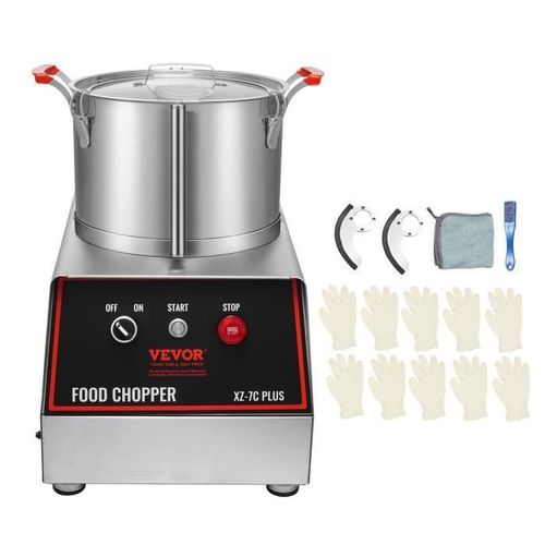 Robot Culinaire - VEVOR - 750W 6,6L Hachoir Inox Alimentaire,pour Légumes Fruits Préparation Culinaire Restaurant Hôtel