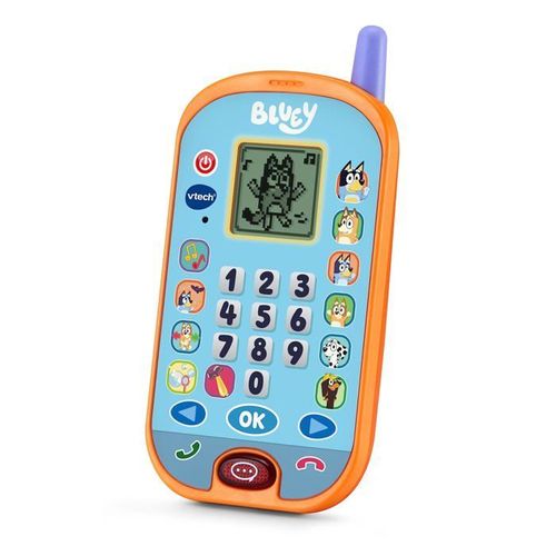 Telephone Jouet Enfant Vtech - 3480-554622 - Telephone D'activites Bluey, , Moyen