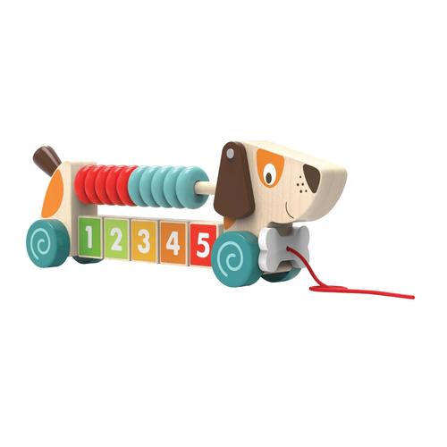 Edushape Figurine À Tirer Counting Pull-A-Pup