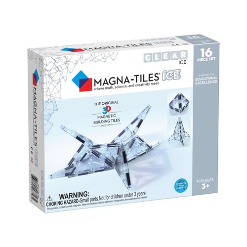 Magna-Tiles Transparante Bouwset Ice - 16-Delig