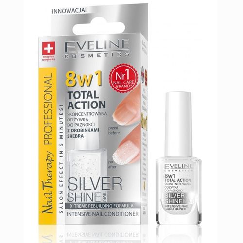 Eveline 8 In 1 Total Action Silver Shine 12 Ml 