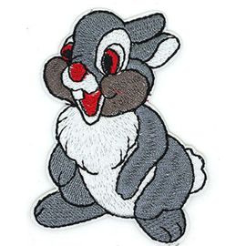 Ecusson Patch Thermocollant Brode Lapin