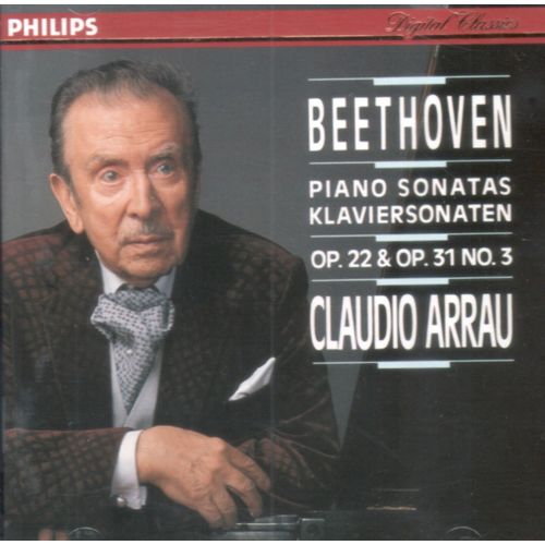 Beethoven-Sonates Pour Piano N 18 ""La Chasse""-N 11 Op22-Clau Dio Arrau-
