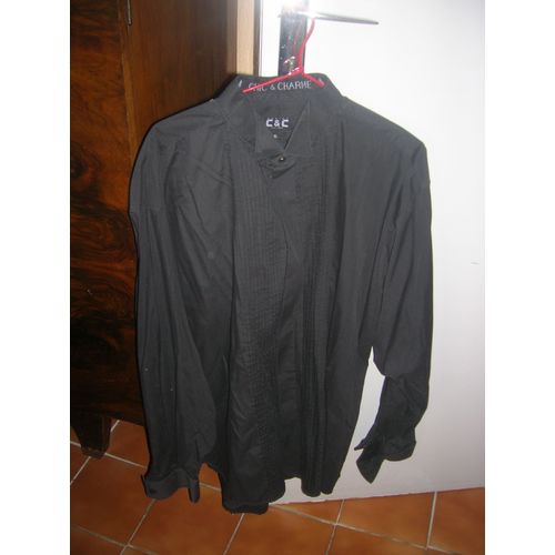 Chemise Chic & Charme 65% Polyester,35% Coton Xl Noir