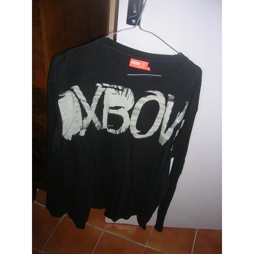 T-Shirt Oxbow Manches Longues Coton Xl Noir