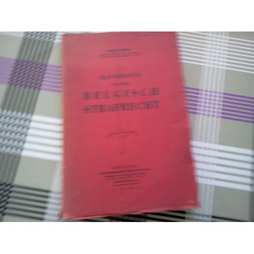 Handboek Van Het Belgisch Strafrecht (Manuel Du Droit Pénal Belge)