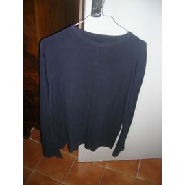 T-Shirt Teddy Smith Manches Longues Coton M Bleu Marine