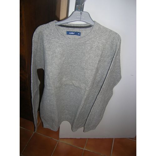 Pull Celio 100% Laine M Gris